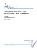 République démocratique du Congo, contexte et développements actuels