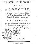 Recherches sur quelques points d'histoire de la médecine, qui peuvent avoir rapport à l'arrêt de la Grand' Chambre du Parlement de Paris, concernant l'inoculation, et qui paroissent favorables à la tolérance de cette opération
