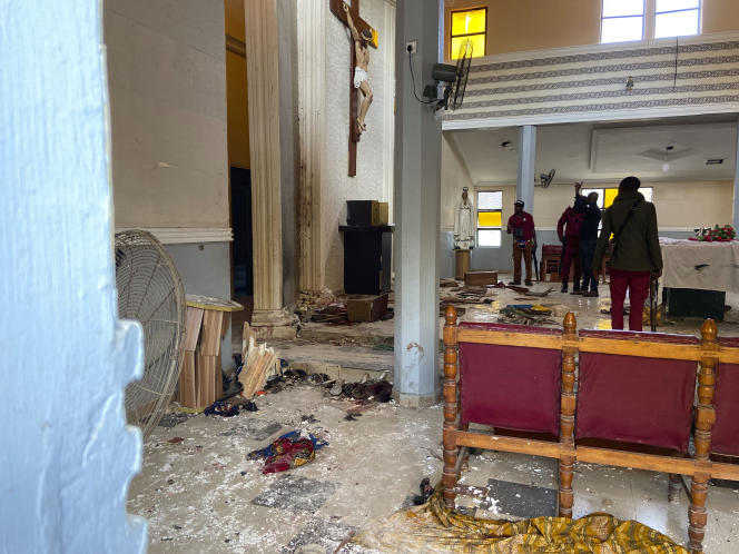 Massacre dans une église dimanche au Nigeria: 40 morts, selon un nouveau bilan — La Libre Afrique