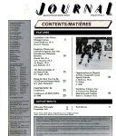Journal – Association Canadienne Pour la Santé, L’éducation Physique Et Le Loisir