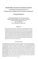 Journal des élections africaines