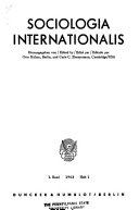 Sociologie internationale