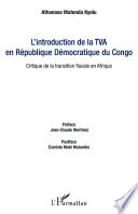 L’introduction de la TVA en République Démocratique du Congo, Critique de la transition fiscale en Afrique