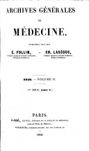 Archives générales de médecine