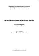 Les politiques régionales dans l’opinion publique