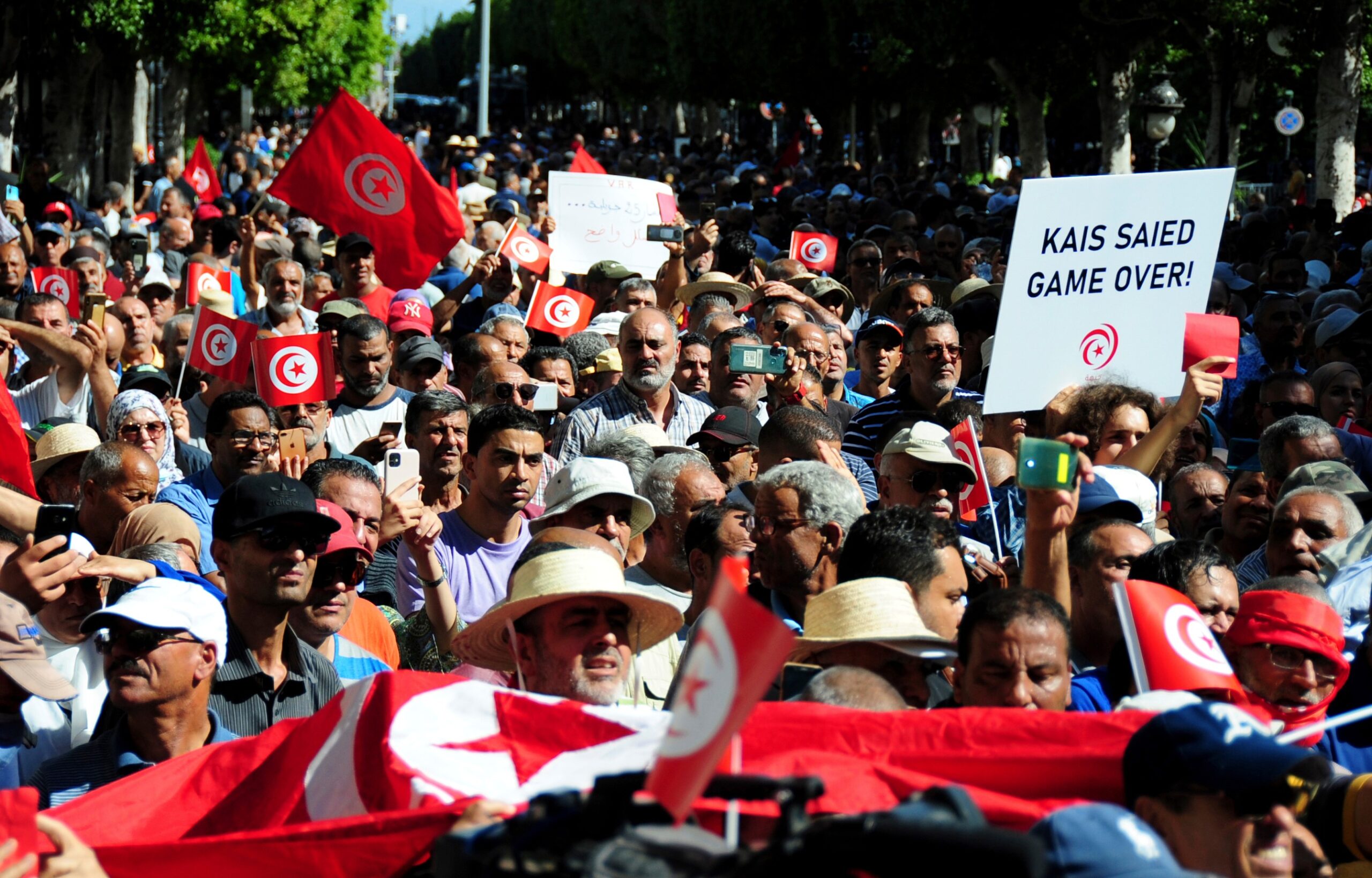 Tunisie : Mobilisations contre le président Saied