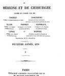 Revue mensuelle de medecine et de chirurgie