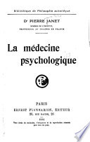La médecine psychologique