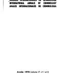 Annales internationales de criminologie