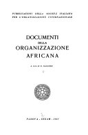 Documents de l’organisation africaine