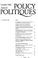 Analyse de Politiques
