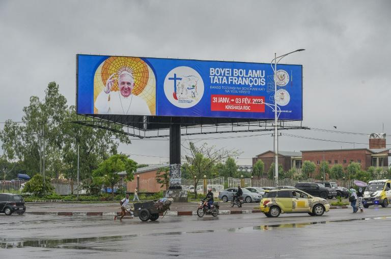 RDC: Kinshasa dans la fièvre de l’arrivée du pape