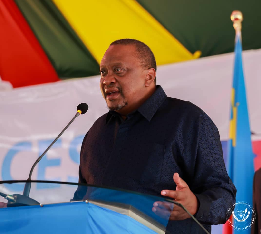 (Photo d'archive)<br />
Uhuru Kenyatta, facilitateur du processus de Nairobi<br />Présidence RDC