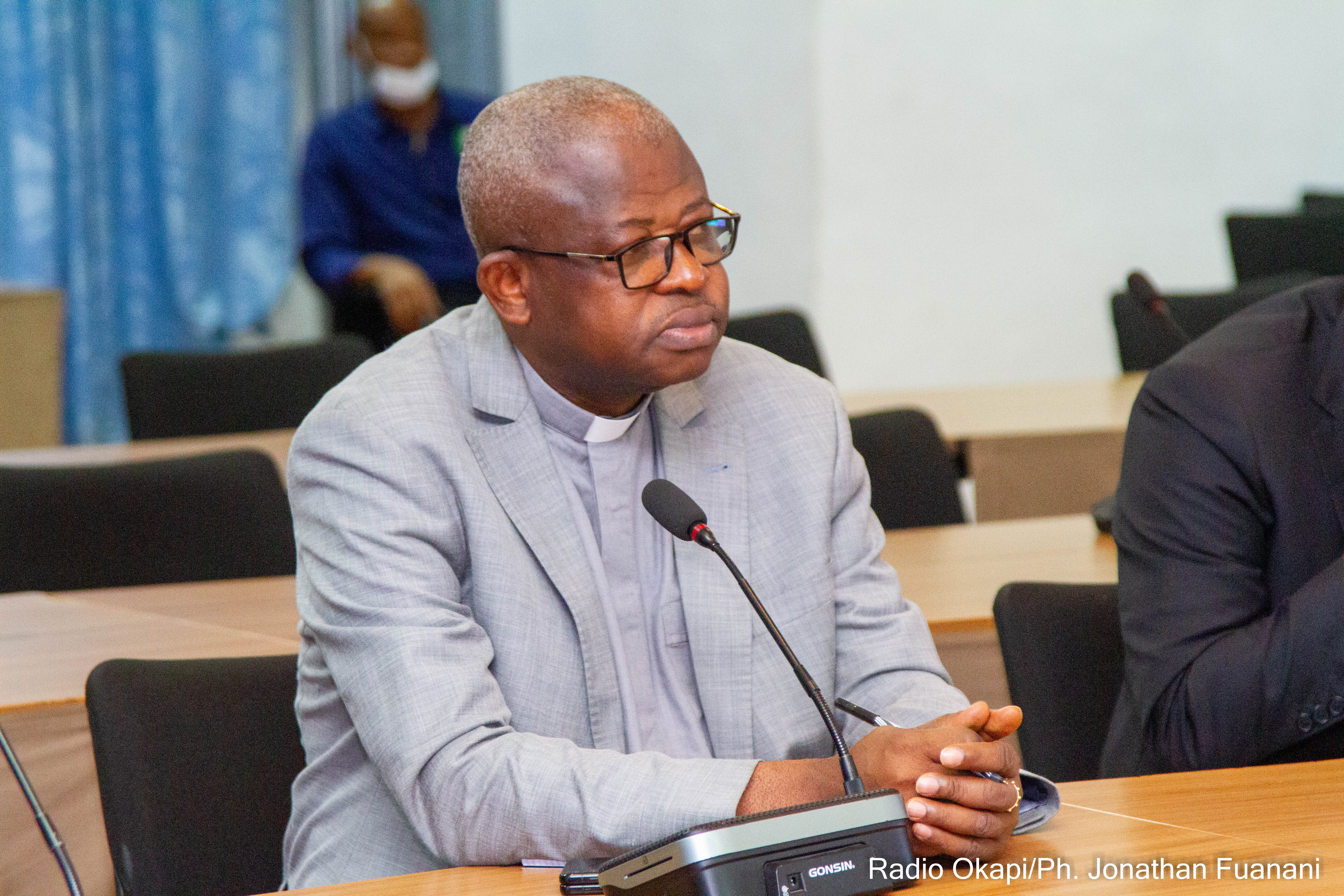 Monseigneur Donatien Nshole.<br />Radio Okapi.Ph/ Jonathan Fuanani