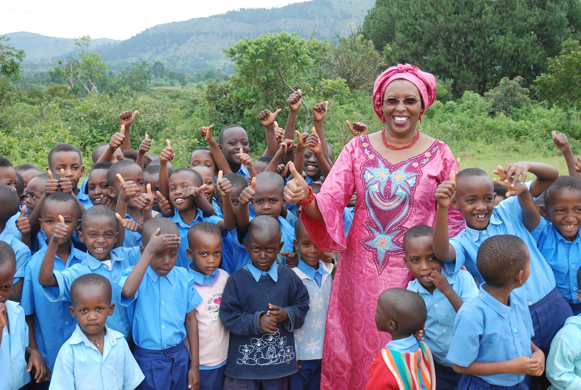 Rencontre avec Maguy Barankitse qui inaugure l’école de sa maison Shalom
