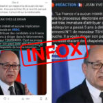Campagne électorale en RDC: des propos attribués à tort à Jean-Yves Le Drian