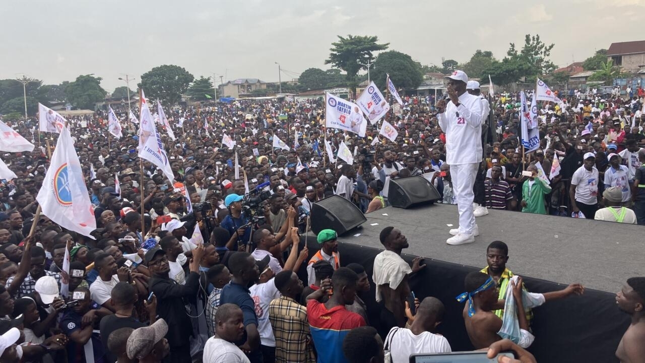à Kinshasa, Martin Fayulu tient son dernier grand meeting