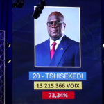victoire de Félix Tshisekedi avec 73,34% des suffrages (résultats provisoires)