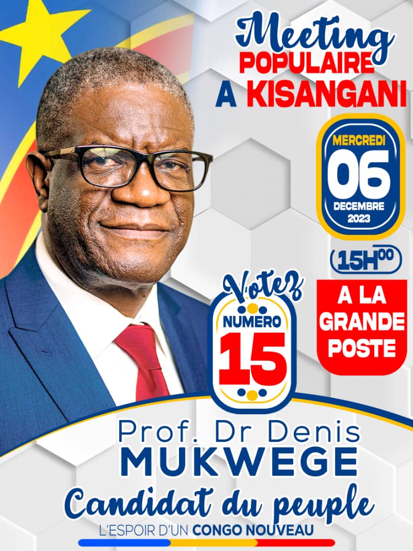 Denis Mukwege à Kisangani