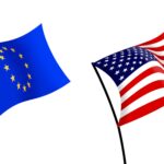 USA and EU Flags
