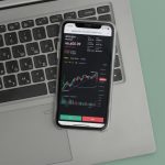 Stock market online. Business concept