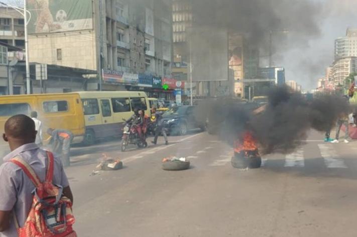 Protestation à Kinshasa 2024
