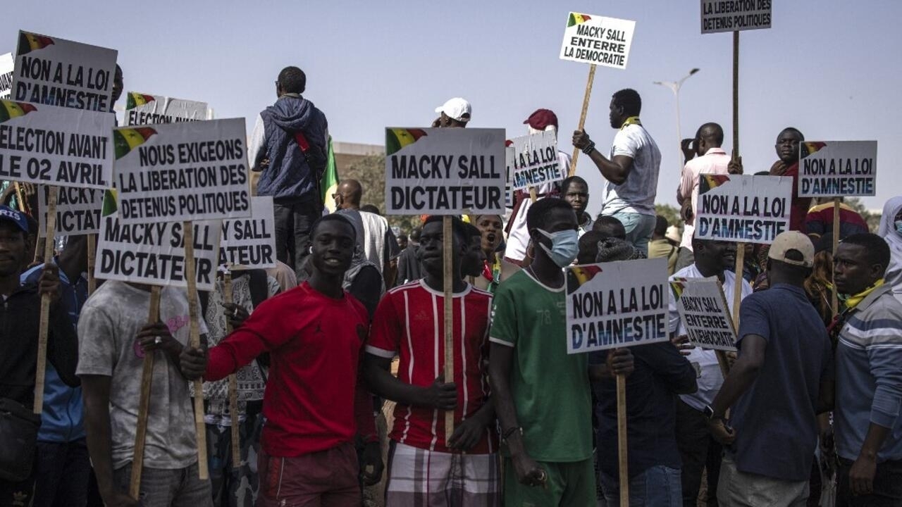 Sénégal: nouvelle manifestation de l&rsquo;opposition pour réclamer une date d&rsquo;élection avant le 2 avril