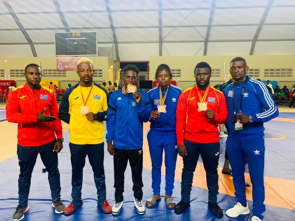 Jeux africains d’Accra : la RDC rafle 4 médailles en lutte