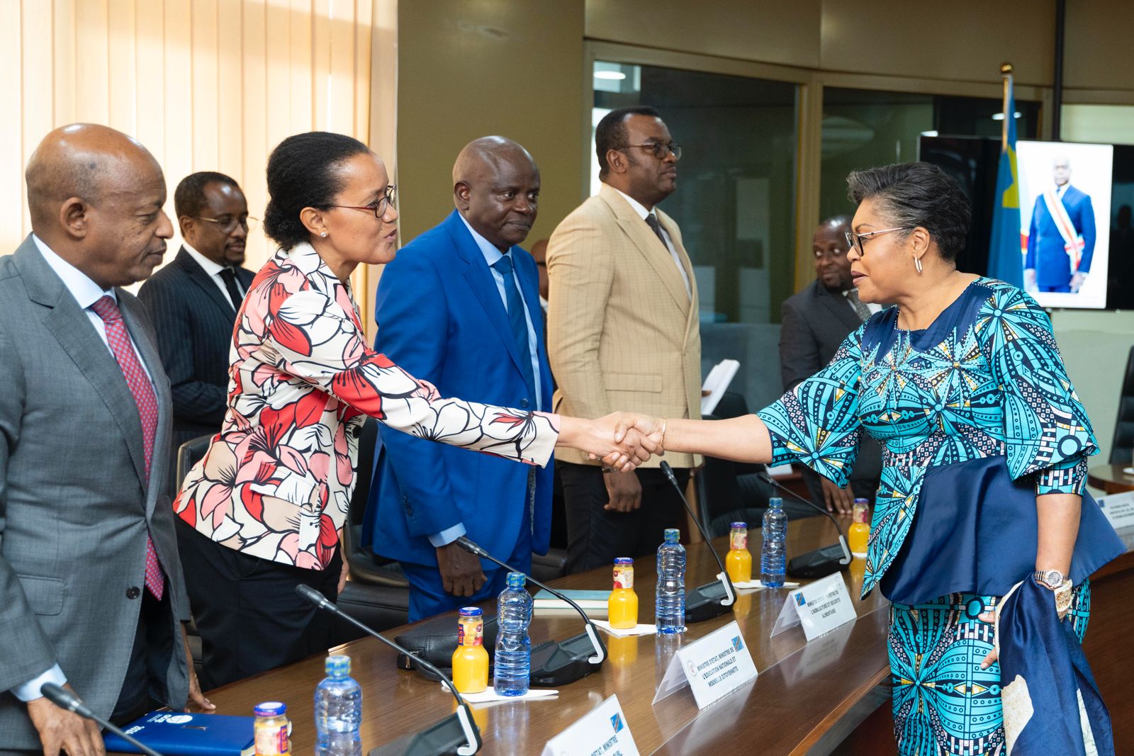 Première réunion du Gouvernement Suminwa à Kinshasa