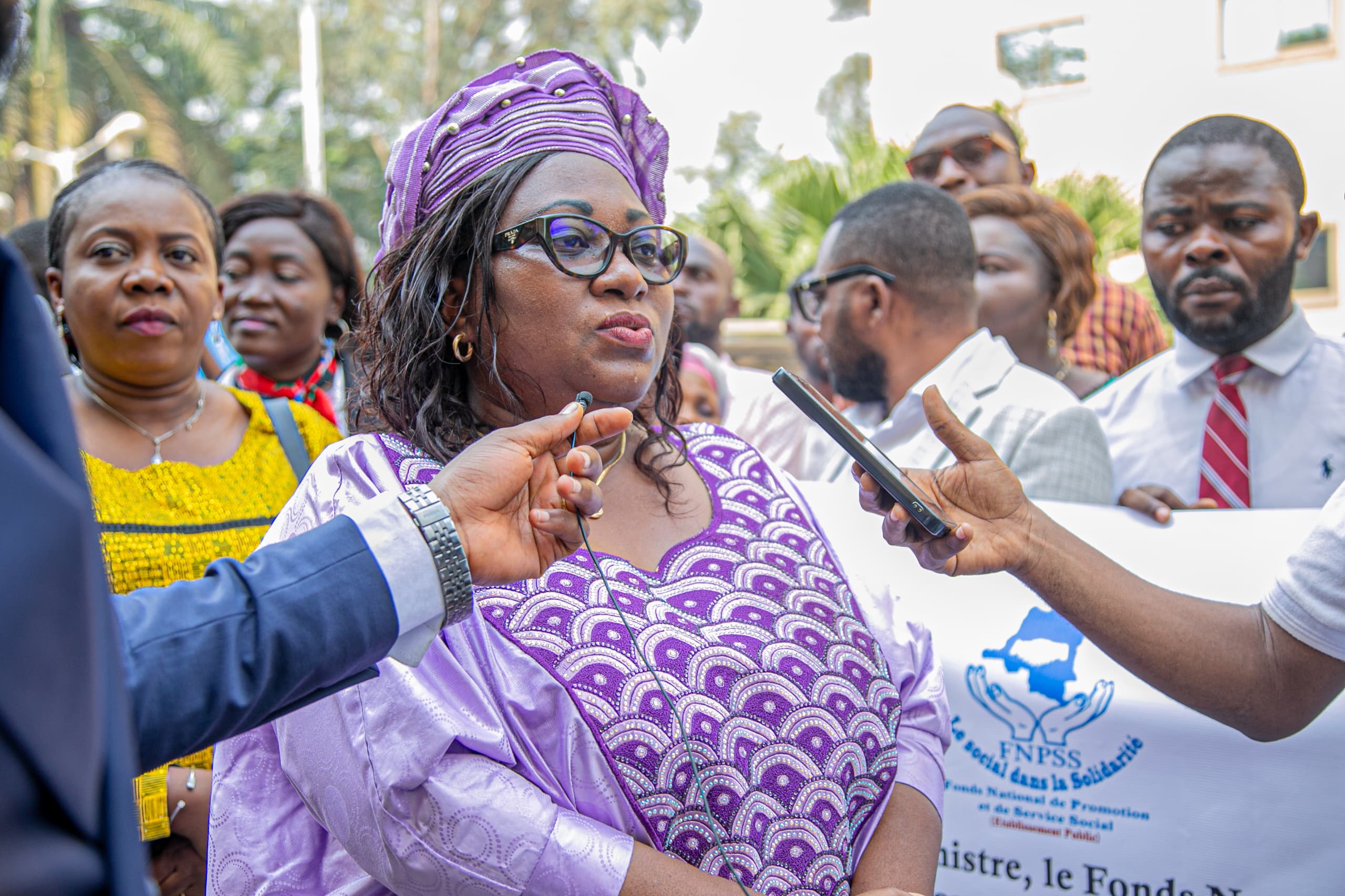 Affaires sociales : Alice Mirimo promet l’accompagnement du FNPSS à la ministre Nathalie-Aziza Munana