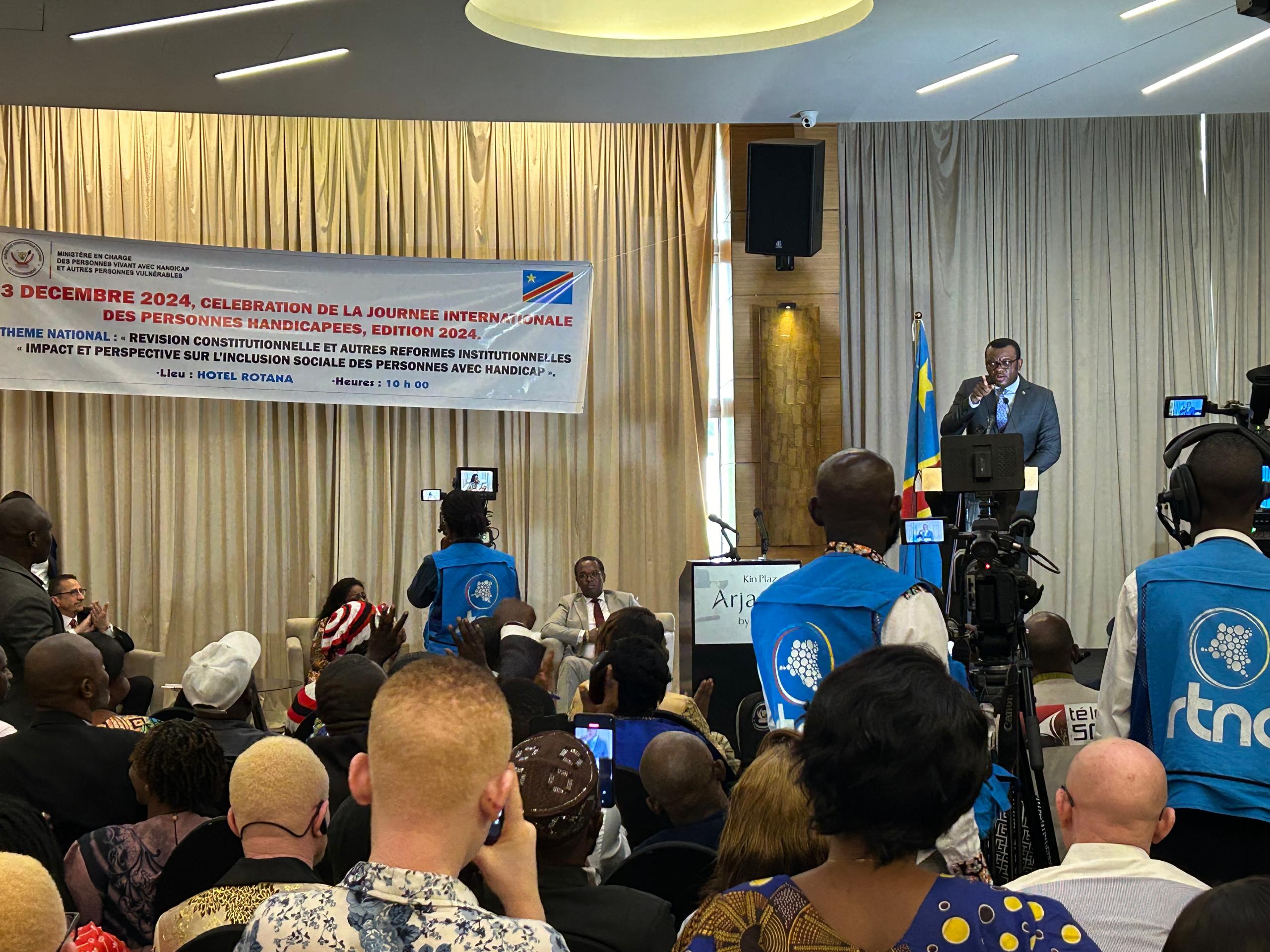 La MONUSCO plaide pour l’inclusion des femmes vivant avec handicap à Kinshasa