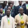 Félix Tshisekedi reçoit DC Virunga, champion de la Coupe du Congo