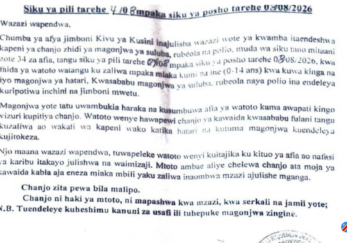 TANGAZO LA AFYA
