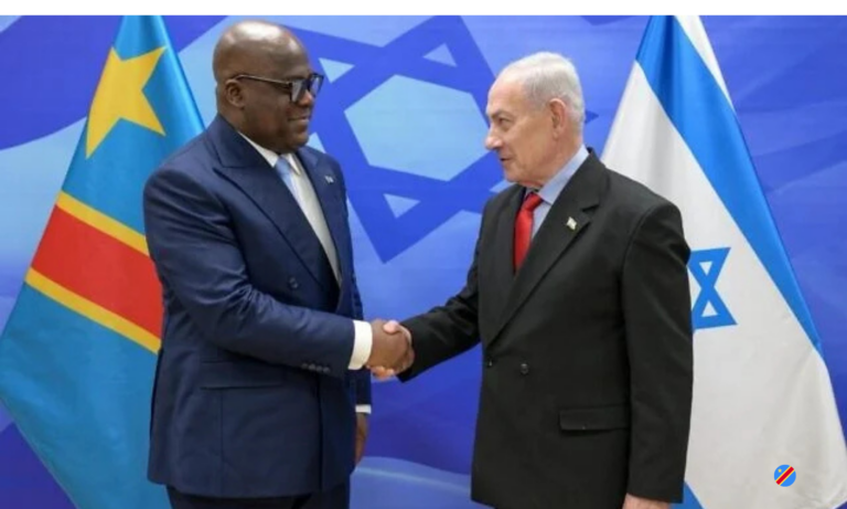 Netanyahu hosts DR Congo president